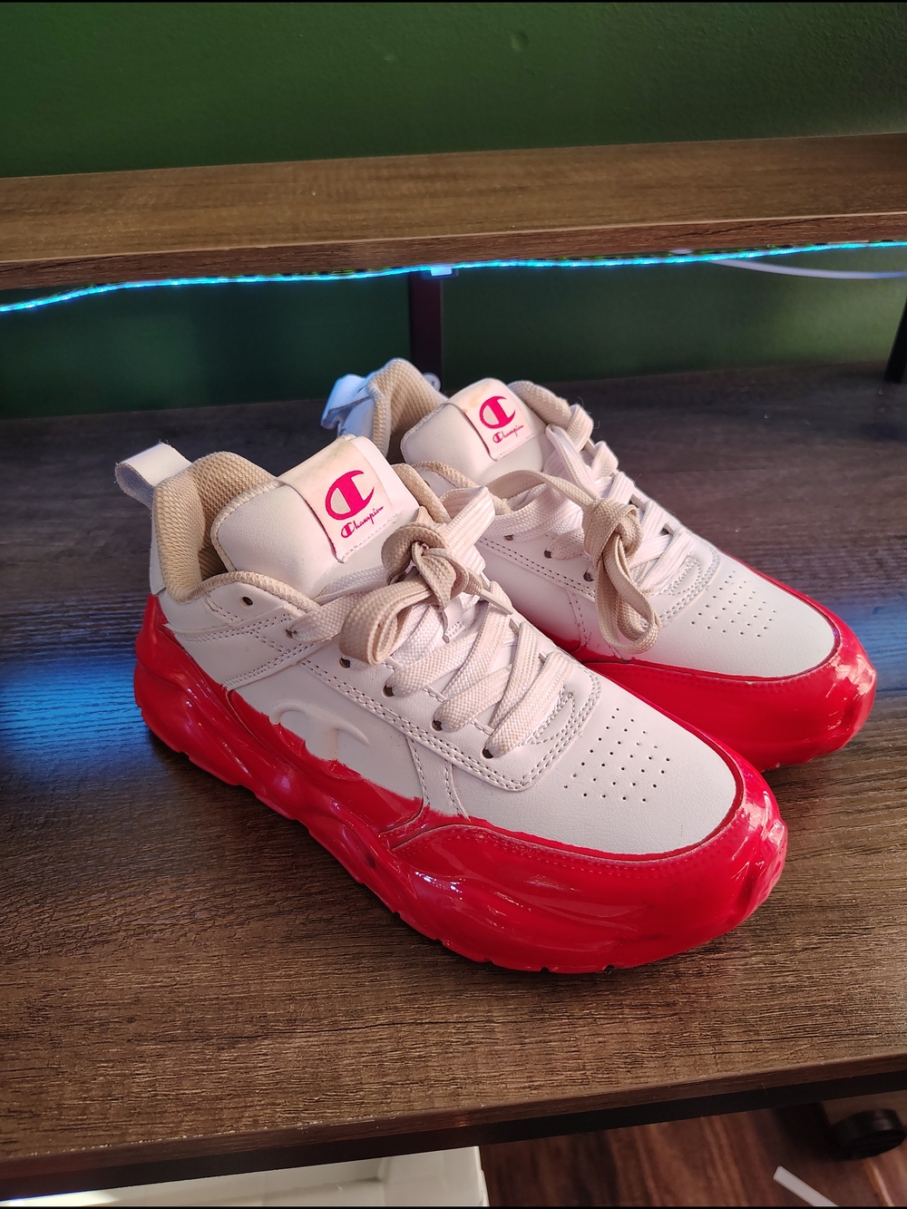 Champion 9318 Dip women's shoes Red And White